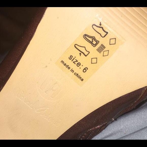 Michael Antonio pointy heel leather lace up boots - Picture 3 of 3